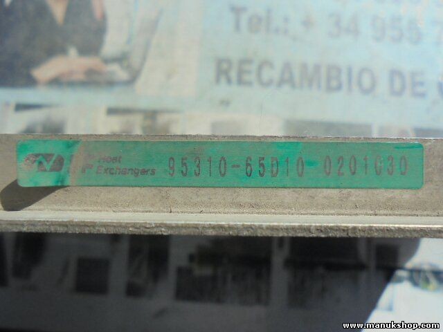 Condensador radiador aire acondicionado Suzuki 9531065D10 0201030 0500160001