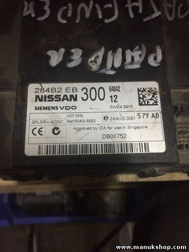 Módulo de control de la carrocería Nissan Navara 284B2EB300 12 284B2 EB 300
