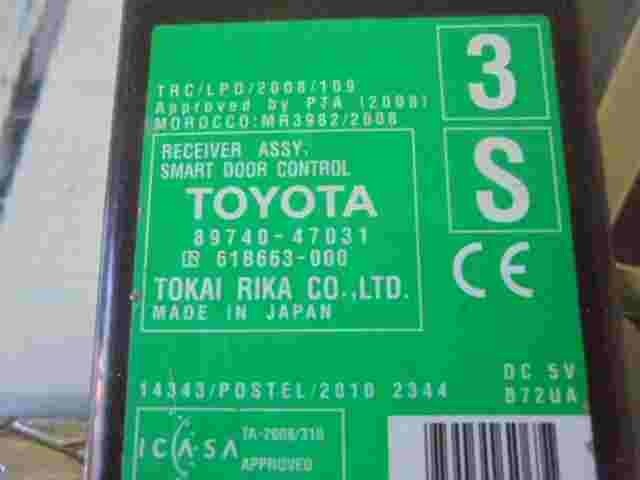Receptor control de la puerta Toyota Prius 8974047031 89740 47031 61B663000