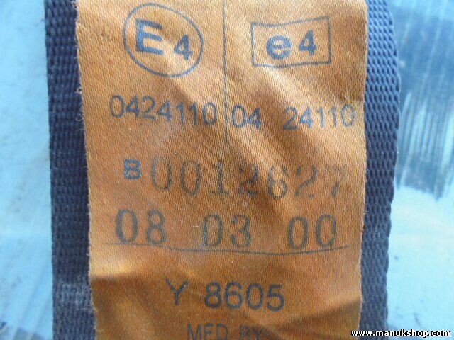 Cinturón de seguridad delantero izquierdo Tata Safari 0012627 0424110