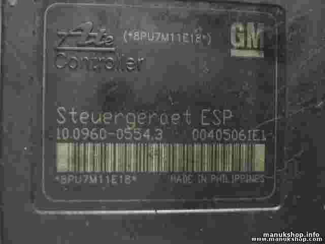 ABS Centralita Opel Astra H 00405061E1 13246535 ATE 10020602904 10096005543