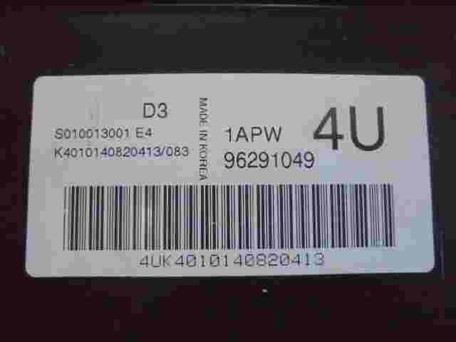 Centralita Daewoo Matiz 1APW 4U D3 96291049 S010013001E4 K4010140820413/083