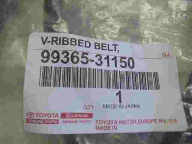 V-Ribbed Belt Toyota 9936531150 99365-31150