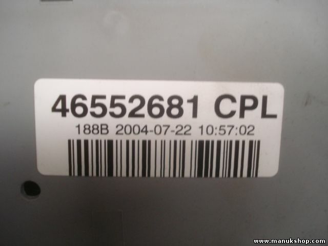 Caja de fusibles Fiat Punto 188 51744896 NPL 46552681 CPL