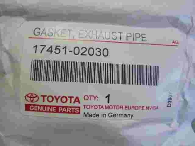Gasket Exhaust Pipe Toyota Avensis Corolla 1745102030 17451-02030