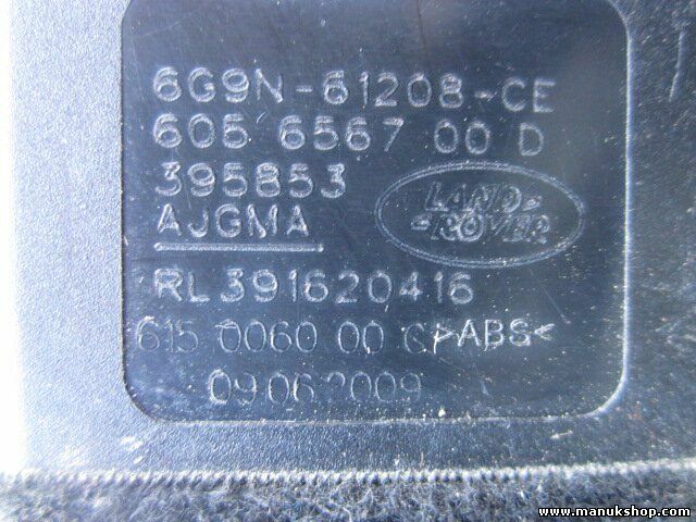 Cierre cinturon de seguridad delantero derecho Land Rover 6G9N61208CE 391620416