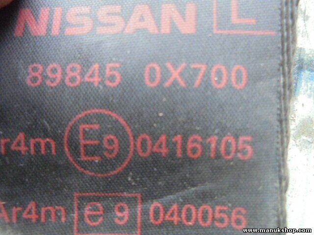 Cinturón de seguridad trasero izquierdo Nissan Ford Maverick II R20 898450X700