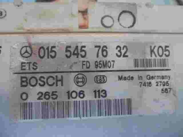 ETS ABS Centralita Mercedes Classe E W210 0155457632 K05 BOSCH 0265106113 FD9...