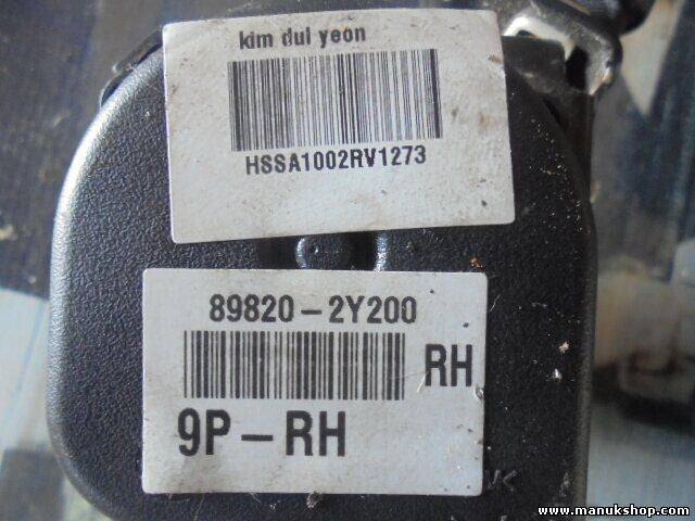 Cinturón de seguridad trasero derecho Hyundai ix35 1.7 CRDi 1 15 898202Y200