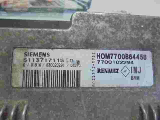 Centralina motore Renault Laguna I HOM7700864458 HOM 7700864458 S113717115D