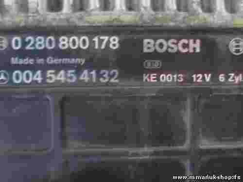Centralita Mercedes-Benz W124 W126 260E 0045454132 BOSCH 0280800178