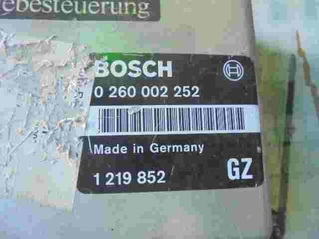 Transmisión controlador BMW E32 E34 1219852 GZ 1 219 852 BOSCH 0260002252
