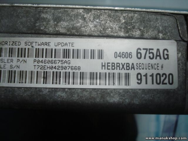 Centralita del motor Chrysler 300M 04606675AG P04606675AG HEBRXBA 911020
