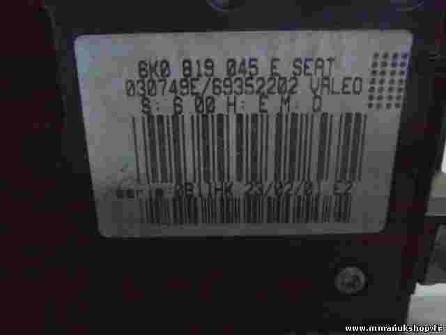 Aire Interruptor Seat Ibiza 6K 6K0819045E 6KO819045E VALEO 030749E 69352202