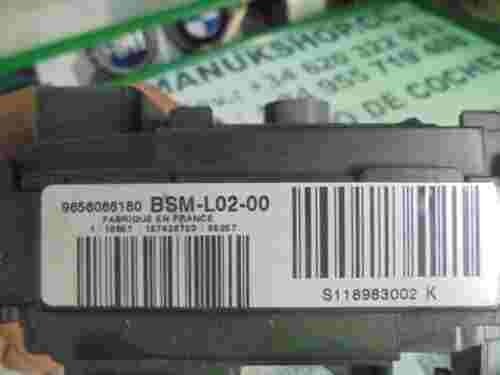 Caja de fusibles de relé Peugeot 407 BSM-L02-00 9656086180 SIEMENS S118983002K