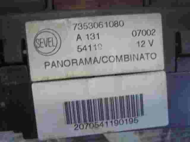 Interruptor de emergencia Citroën Jumper Boxer Ducato A131 54119 7353061080
