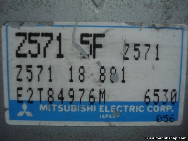 Centralita del motor Mazda 323 Z5715FZ571 Z571 5F Z571 Z57118881 E2T84976M