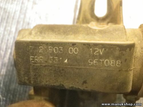 Válvula de vacío Land Rover Discovery 2.5 ERR3314 72190300 ERR 3314 96T088 12V