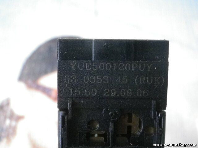 Interruptor del limpiaparabrisas trasero Land Rover YUE500120PUY 03035345
