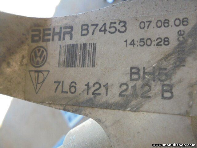 Radiador de agua VW 7L6121212B BH5 B7453 7L6121212A 8MK376719051 58002278