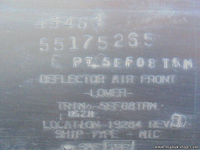 Parachoques JJeep Grand Cherokee 115 PS 5288120 528 8120 55175265 551 752 65