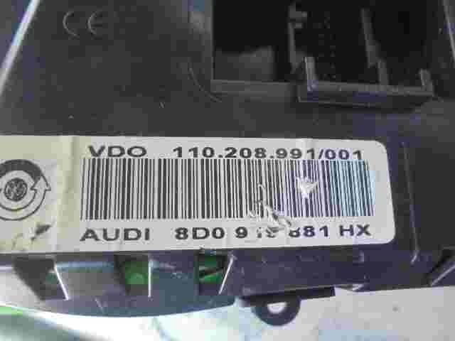 Quadro strumenti Audi A4 B5 8D0919881HX 8DO919881HX VDO 110208991001