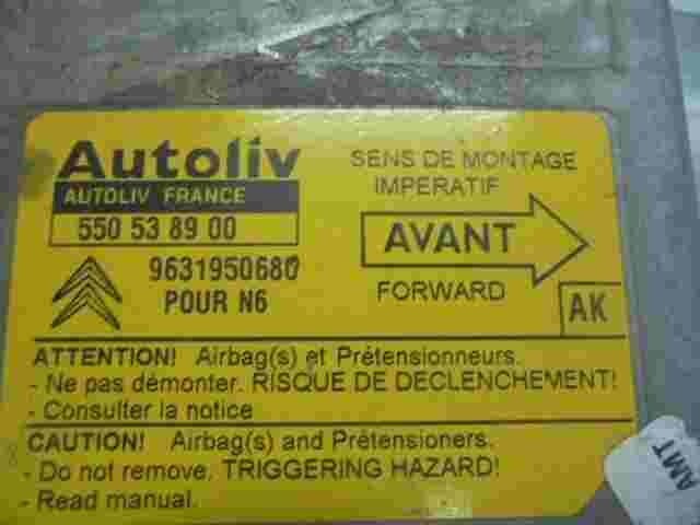 Sensore di impatto airbag Citroen Xsara Picasso (AK) 9631950680 550538900