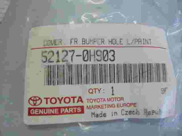 Front Bumper Hole Cover / Toyota Aygo 521270H903 52127-0H903