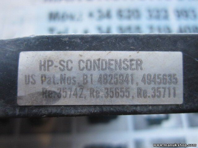 Condensador radiador aire acondicionado Mitsubishi 4825941 4945635 35742 35655
