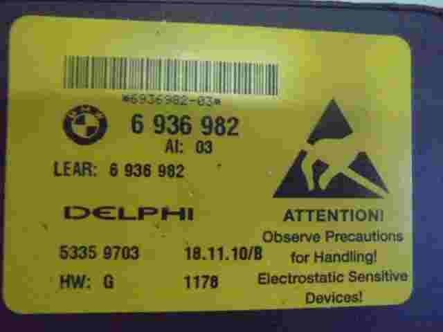 Ajuste de los asientos BMW E82 E88 3 E90 E91 E92 E93 6936982 693698203 53359703