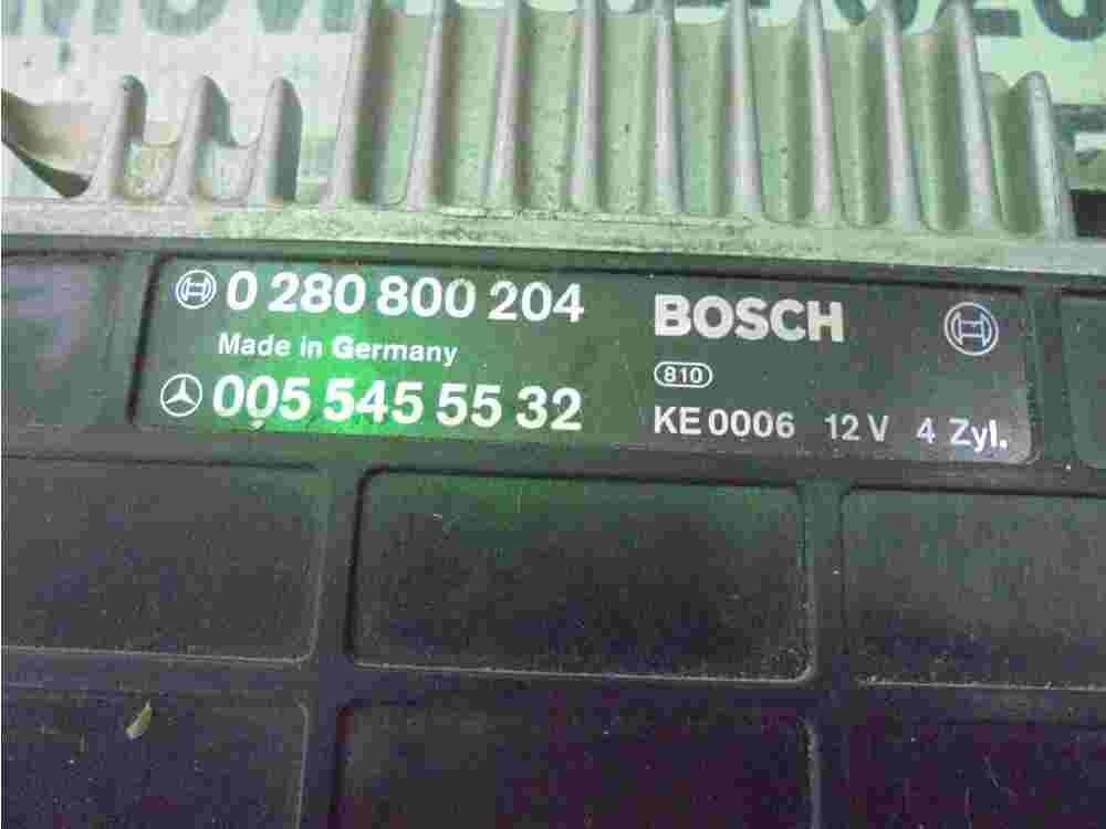 Centralita Mercedes-Benz W124 W201 0055455532 KE0006 4Zyl. BOSCH 0280800204