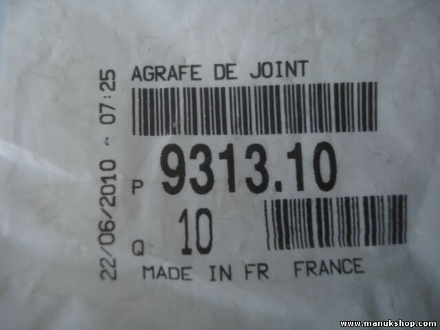 Sello clip de F Citroen Peugeot 931310 9313.10
