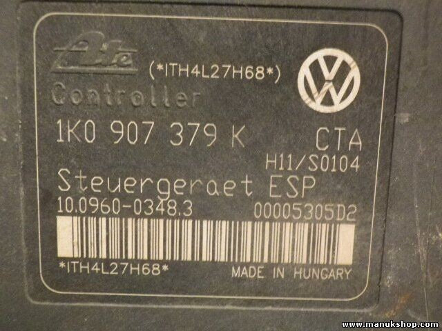 ABS Centralita VW Volkswagen Audi Seat Skoda 1K0907379K 1K0614517H 1KO907379K