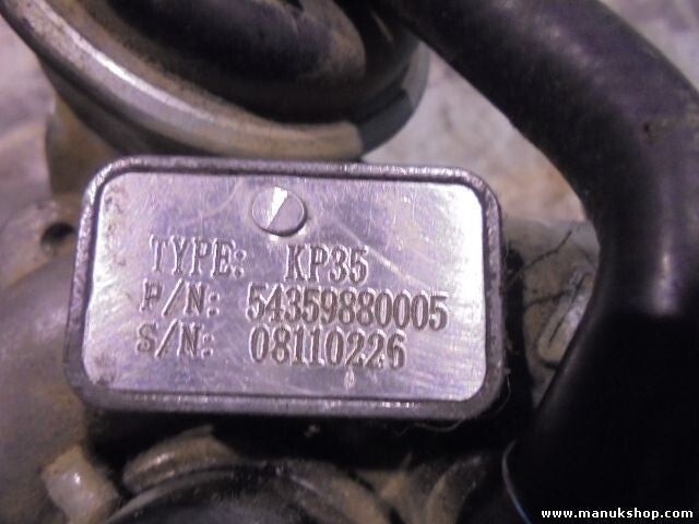 Turbocompresor Fiat Doblo Punto 1.3 54351014808 5435 101 4808 KP35 54359880005