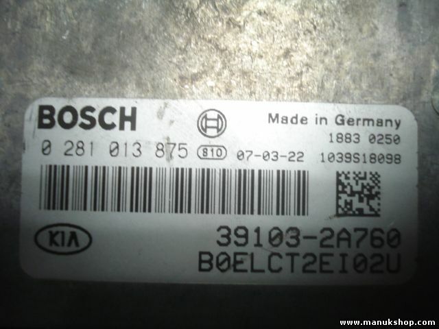 Centralita Kia Ceed 1.5 CRDI 391032A760 1039S18098 0281013875 B0ELCT2EI02U