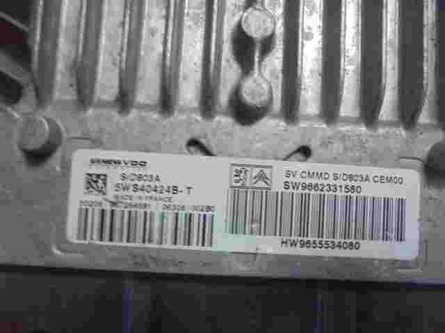 Centralita Citroen SW9662331580 9662331580 HW9655534080 9655534080 5WS40424B-T