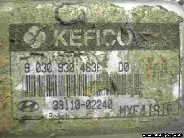Controller di trasmissione Hyundai Santro 3911002240 BOSCH 9030930463F MXE4S10