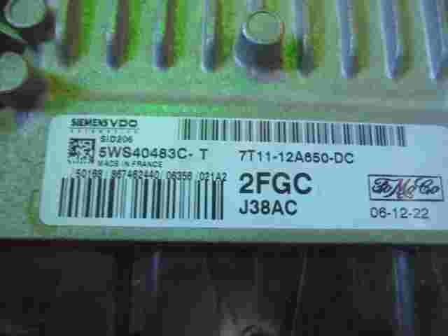 Centralita Ford Transit 7T1112A650DC SIEMENS VDO SID206 5WS40483CT