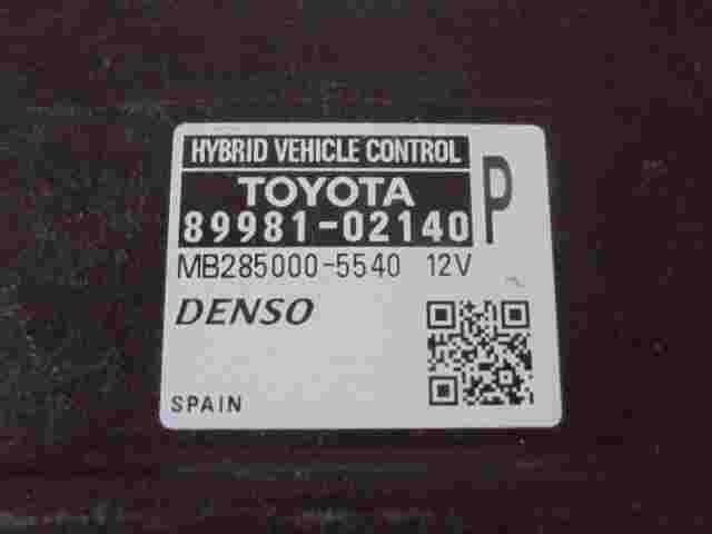 Bloque de control instalaciones híbridas Toyota Auris 8998102140 MB2850005540