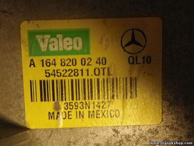 limpiaparabrisas varillaje Mercedes-Benz A1648200240 54522811.OTL