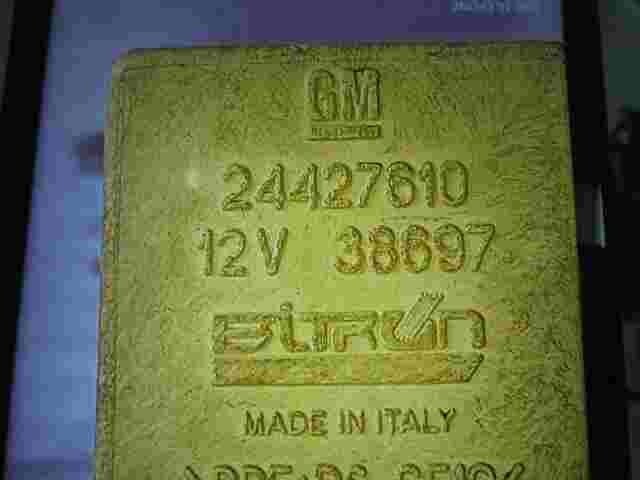 Relé Opel Omega В GM 24427610 24 427 610 Bitron 12V 38697