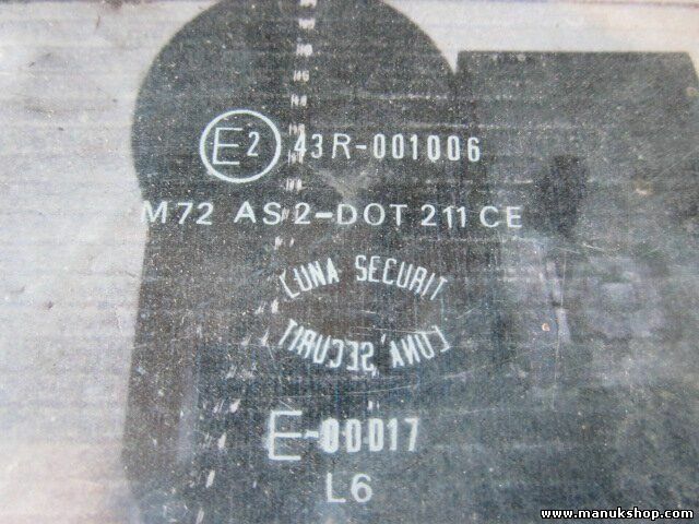 Triángulo Cristal de la puerta trasero izquierdo Suzuki Samurai SJ 43R001006