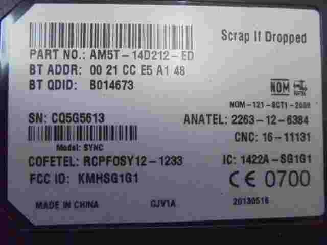 Centralina elettrica Ford Fiesta Focus AM5T14D212ED B014673 1422ASG1G1