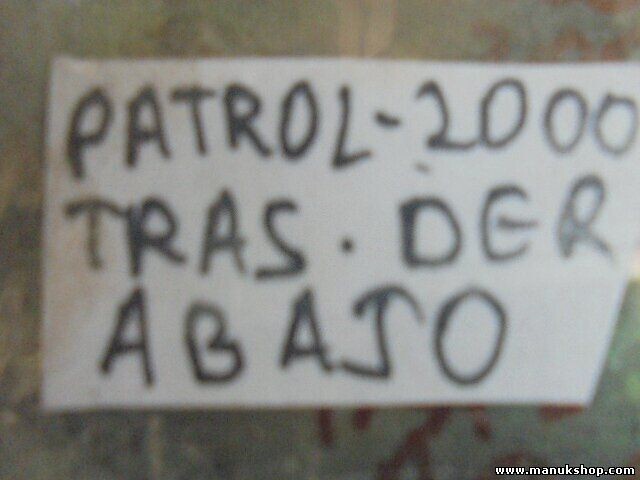Bisagra de la puerta trasera derecha abajo Nissan Patrol GR I Y60 85 KW, 116 PS