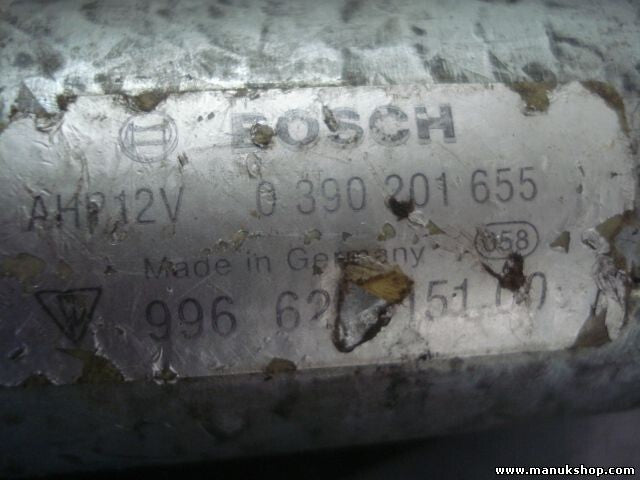 Motor alerón trasero Porsche 911 996 Boxster 99662415100 BOSCH 0390201655