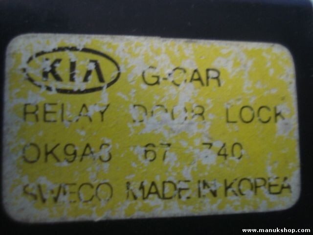 Relé Kia Clarus Bj. 1996 Shuma 0K9A367740 OK9A367740