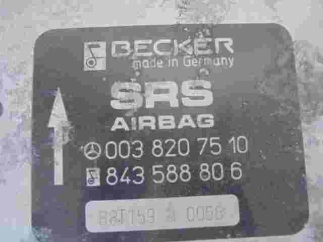 Airbag Centralita Mercedes-Benz E W124 0038207510 003 820 75 10 BECKER 843588806