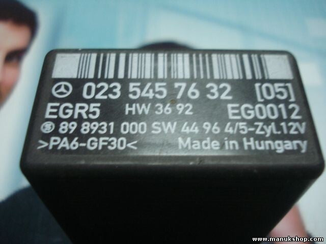 EGR5 Recirculación de los gases de escape del relé Mercedes-Benz Vito 0235457632