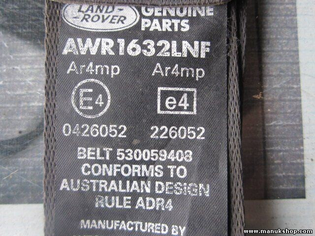 Cinturón de seguridad delantero derecho Land Rover Freelander AWR1632LNF