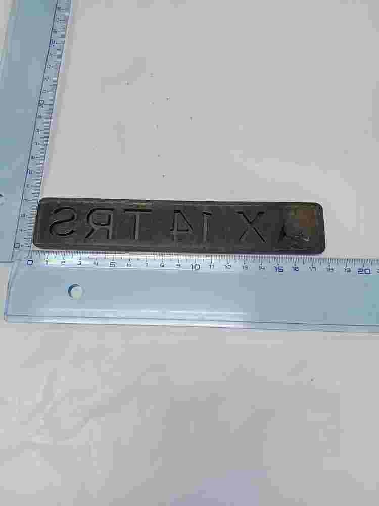 Emblema Citroen AX 14 TRS 17,5 cm.